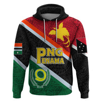 Personalised Penama and Papua New Guinea Day Hoodie Emblem Mix Style - Wonder Print Shop