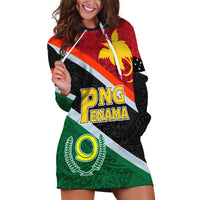 Personalised Penama and Papua New Guinea Day Hoodie Dress Emblem Mix Style - Wonder Print Shop