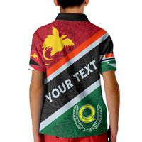 Personalised Penama and Papua New Guinea Day Kid Polo Shirt Emblem Mix Style - Wonder Print Shop