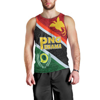 Personalised Penama and Papua New Guinea Day Men Tank Top Emblem Mix Style - Wonder Print Shop