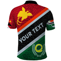 Personalised Penama and Papua New Guinea Day Polo Shirt Emblem Mix Style - Wonder Print Shop