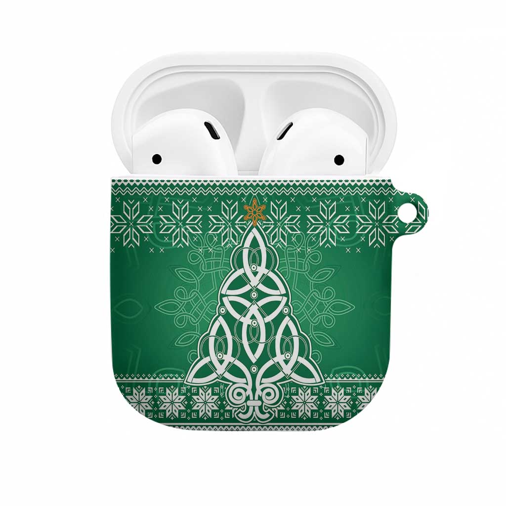 Christmas Ireland Celtic AirPods Case Special Xmas Tree - Wonder Print Shop