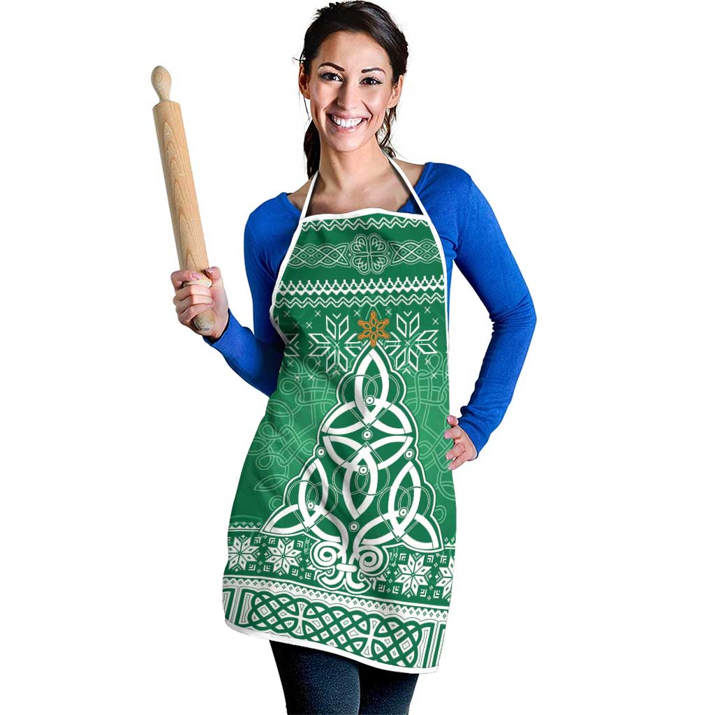 Christmas Ireland Celtic Apron Special Xmas Tree - Wonder Print Shop