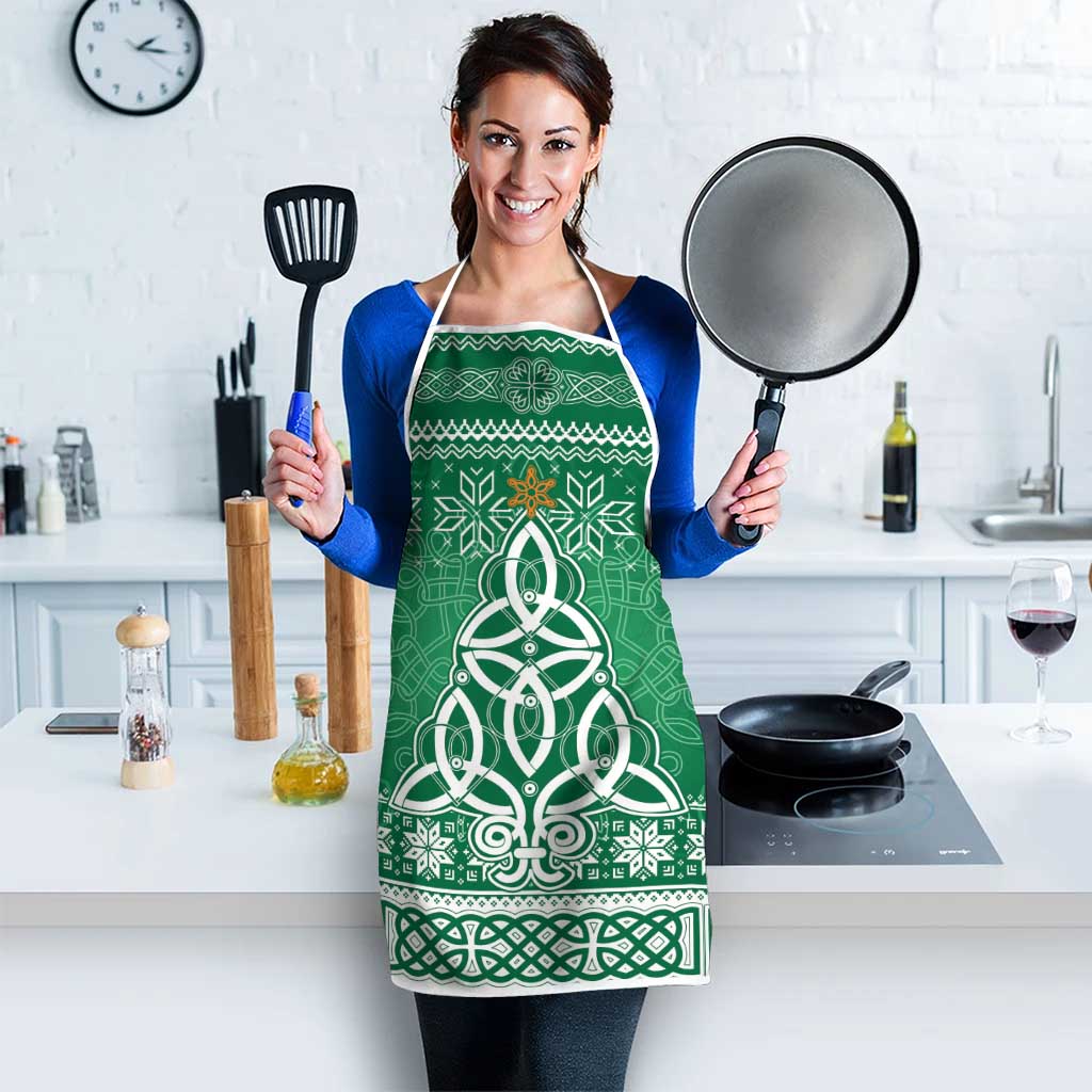 Christmas Ireland Celtic Apron Special Xmas Tree - Wonder Print Shop