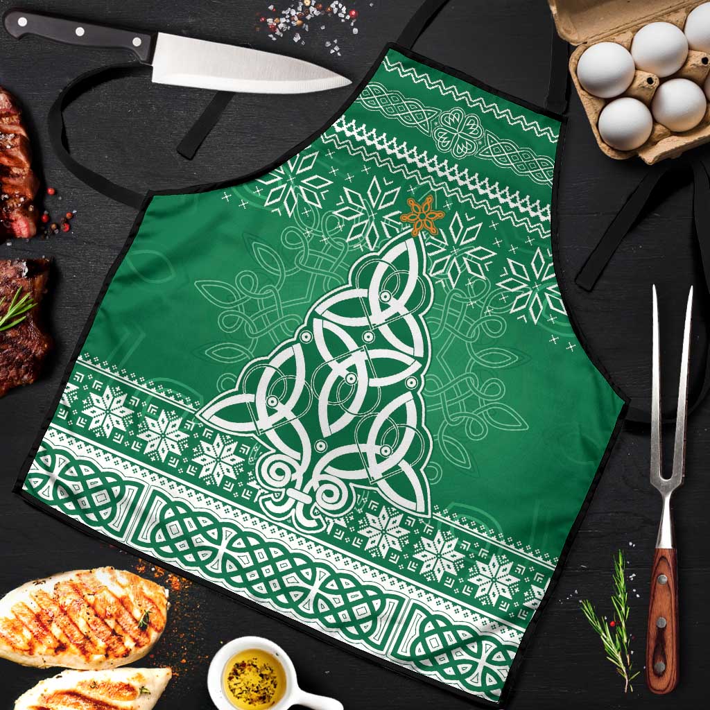 Christmas Ireland Celtic Apron Special Xmas Tree - Wonder Print Shop