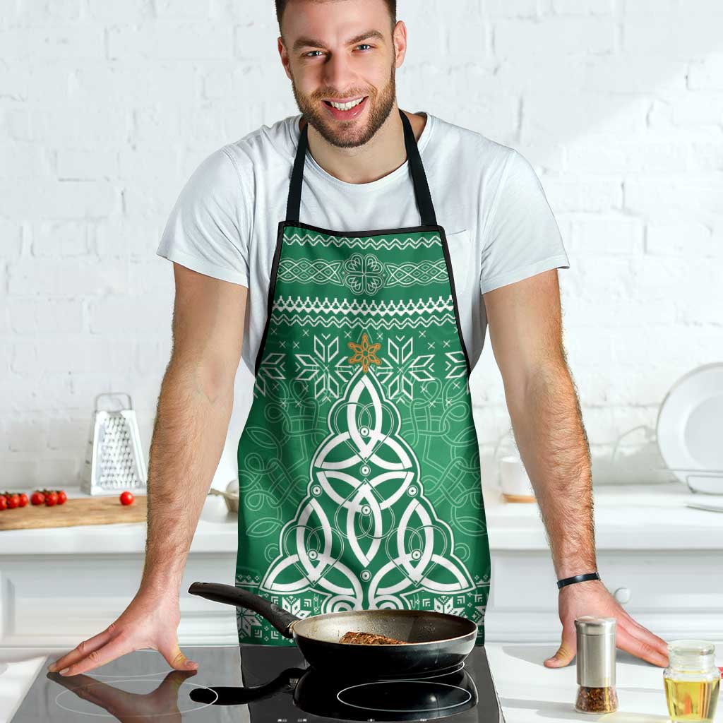 Christmas Ireland Celtic Apron Special Xmas Tree - Wonder Print Shop