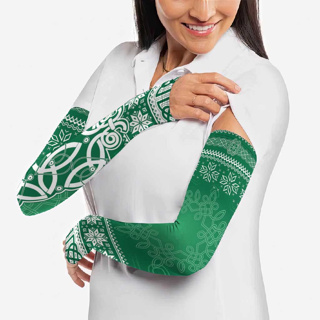 Christmas Ireland Celtic Arm Sleeves Special Xmas Tree - Wonder Print Shop