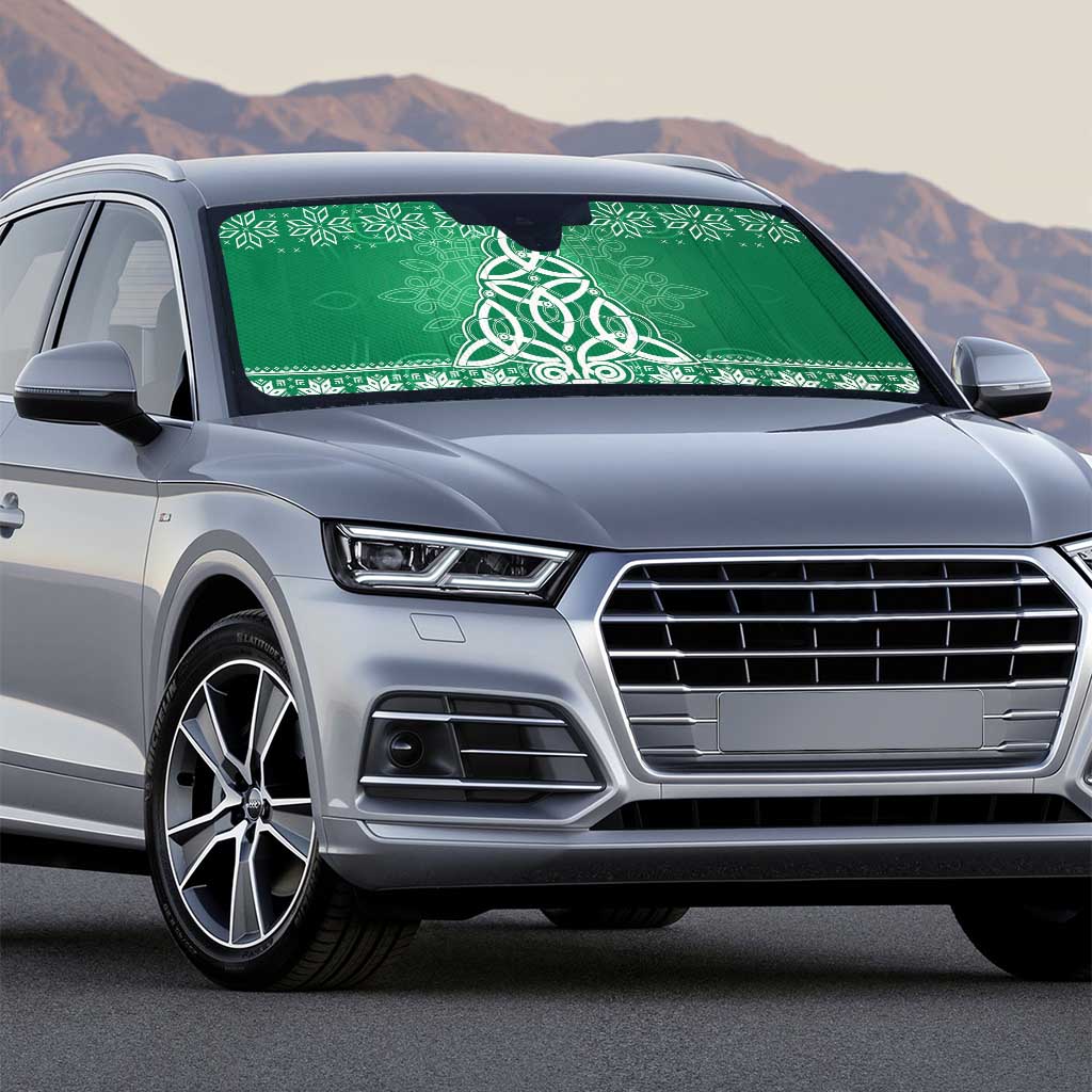 Christmas Ireland Celtic Auto Sun Shade Special Xmas Tree - Wonder Print Shop