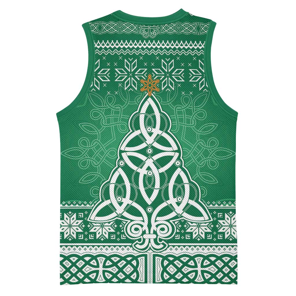 Christmas Ireland Celtic Basketball Jersey Special Xmas Tree - Wonder Print Shop