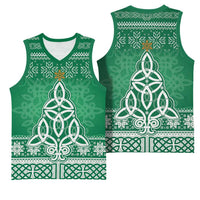 Christmas Ireland Celtic Basketball Jersey Special Xmas Tree - Wonder Print Shop