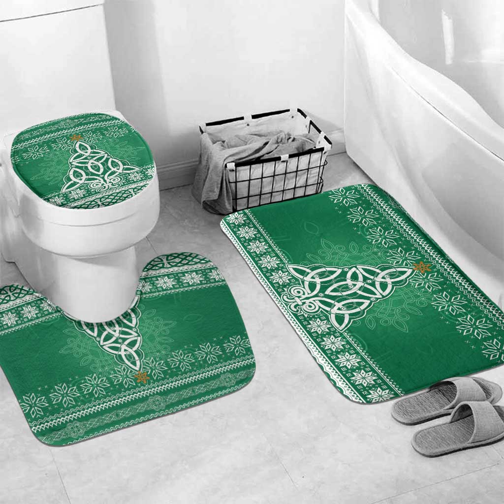 Christmas Ireland Celtic Bathroom Set Special Xmas Tree - Wonder Print Shop