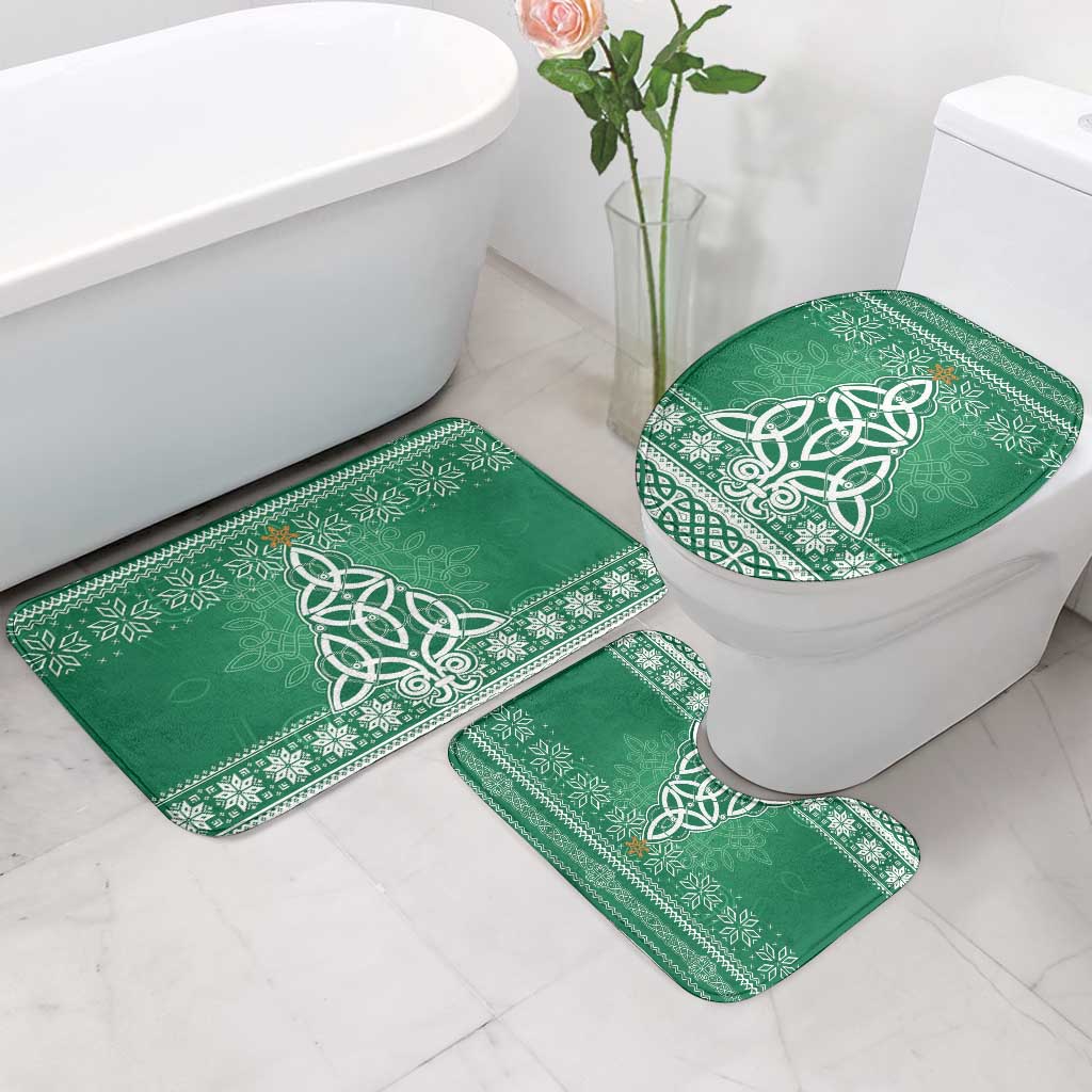 Christmas Ireland Celtic Bathroom Set Special Xmas Tree - Wonder Print Shop