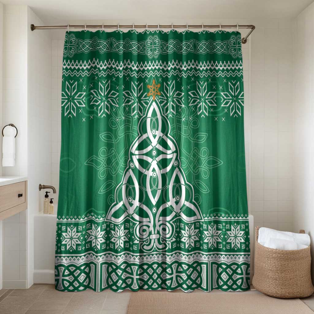 Christmas Ireland Celtic Bathroom Set Special Xmas Tree - Wonder Print Shop