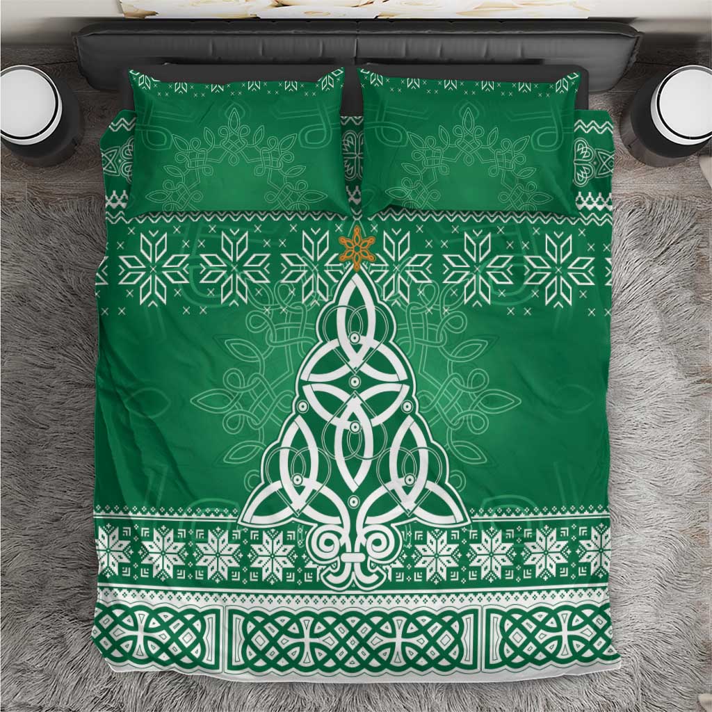 Christmas Ireland Celtic Bedding Set Special Xmas Tree - Wonder Print Shop