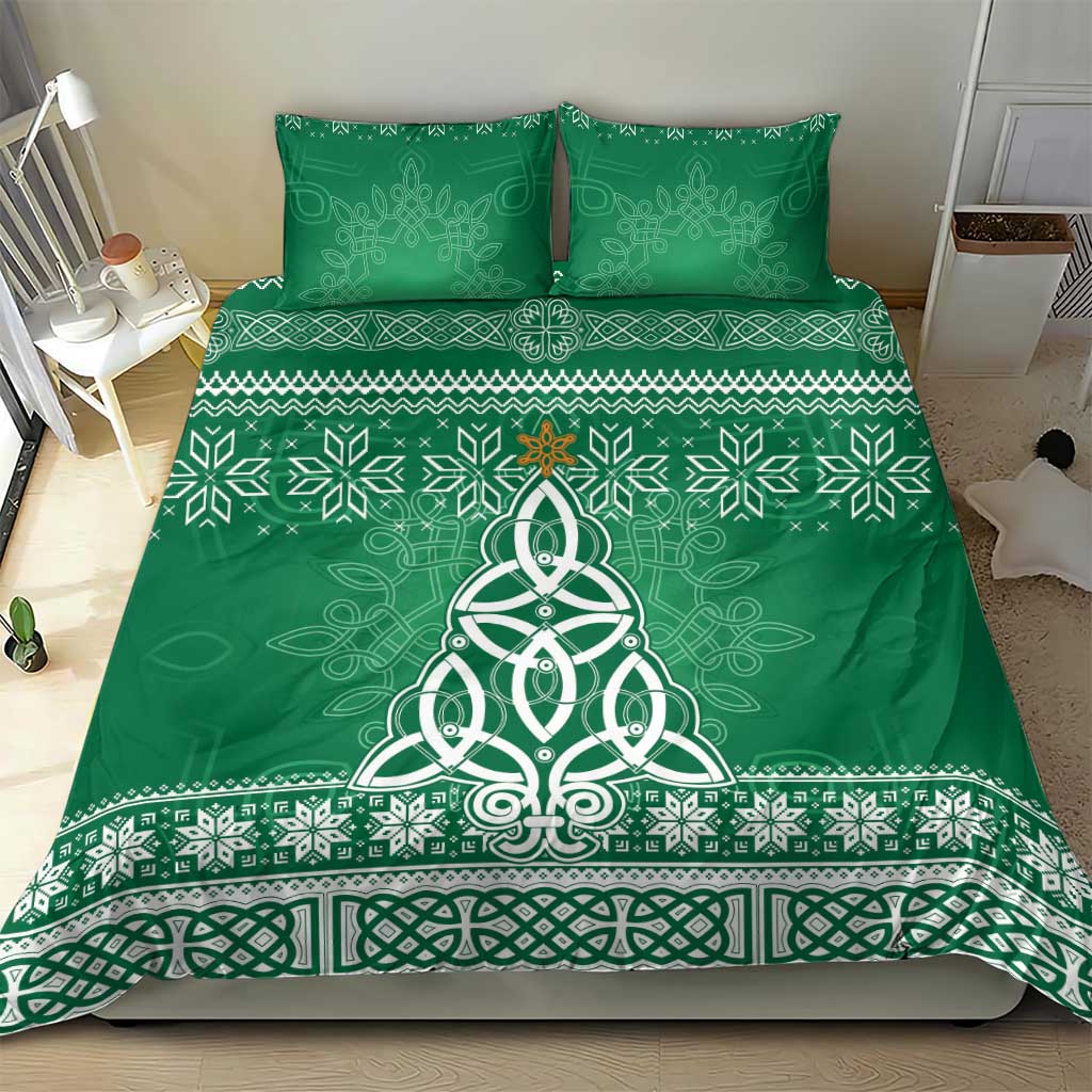 Christmas Ireland Celtic Bedding Set Special Xmas Tree - Wonder Print Shop