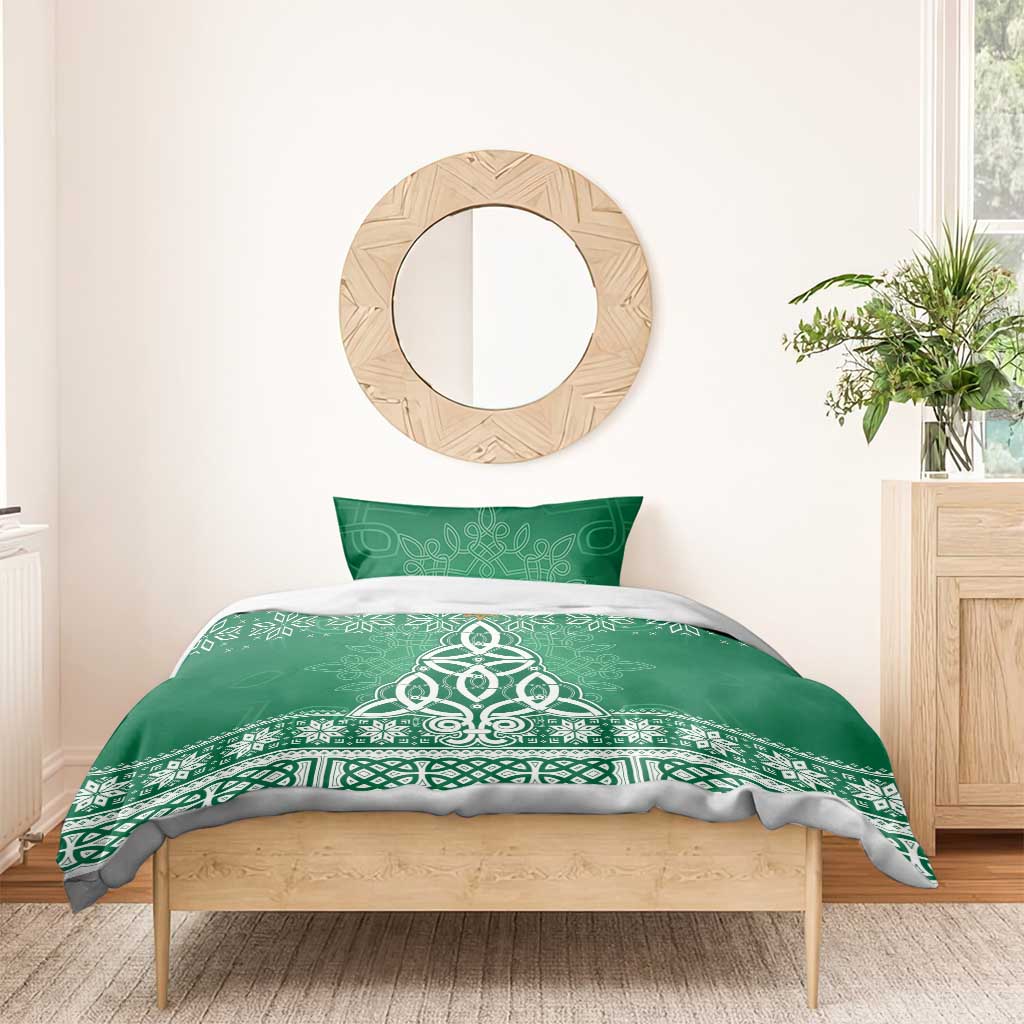 Christmas Ireland Celtic Bedding Set Special Xmas Tree - Wonder Print Shop