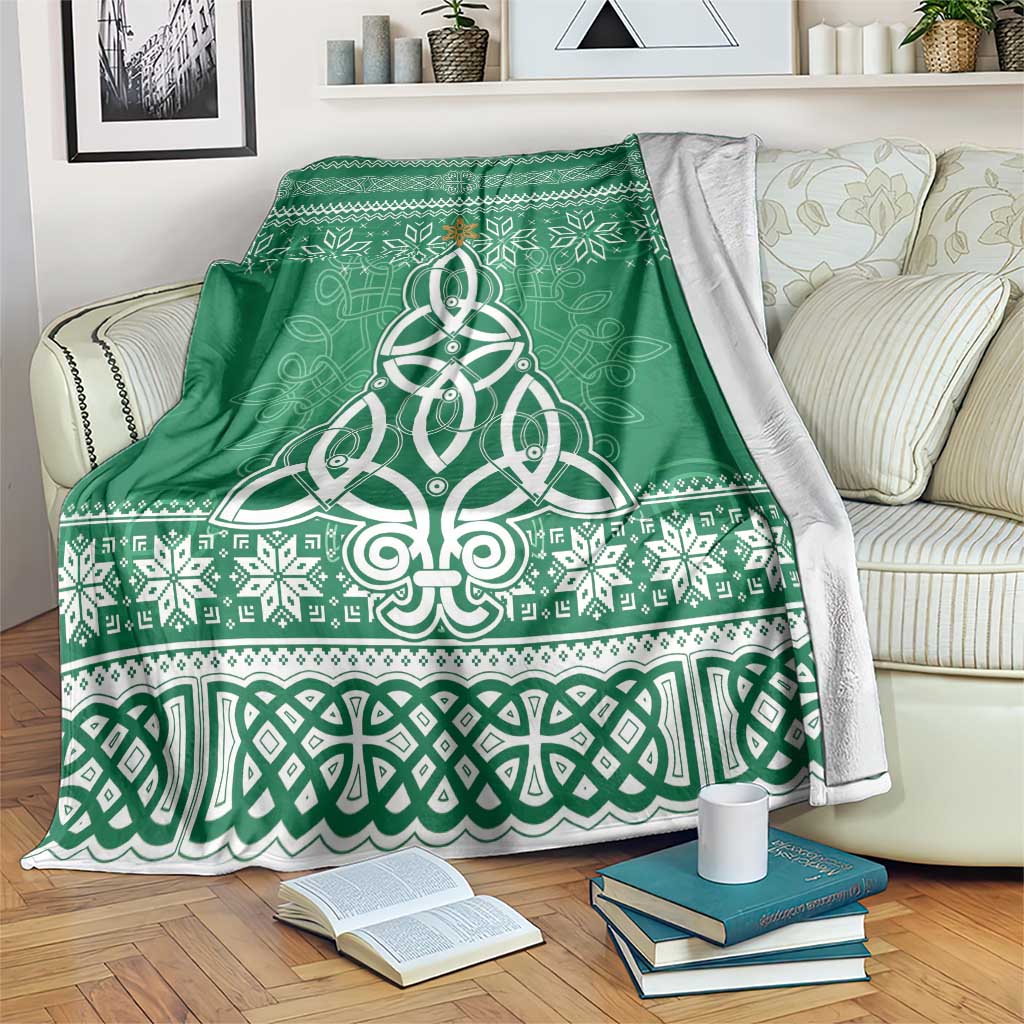 Christmas Ireland Celtic Blanket Special Xmas Tree - Wonder Print Shop