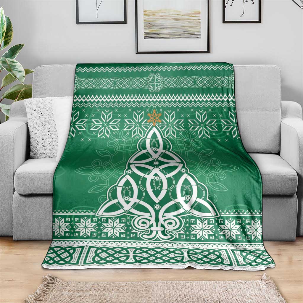 Christmas Ireland Celtic Blanket Special Xmas Tree - Wonder Print Shop