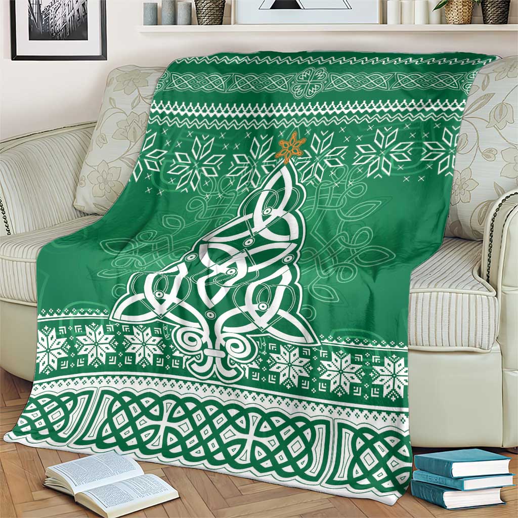 Christmas Ireland Celtic Blanket Special Xmas Tree - Wonder Print Shop