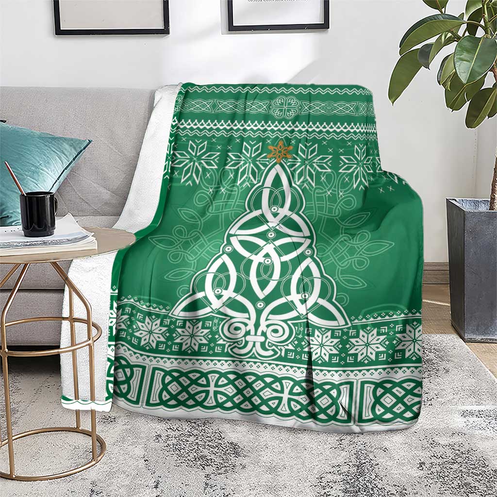 Christmas Ireland Celtic Blanket Special Xmas Tree - Wonder Print Shop