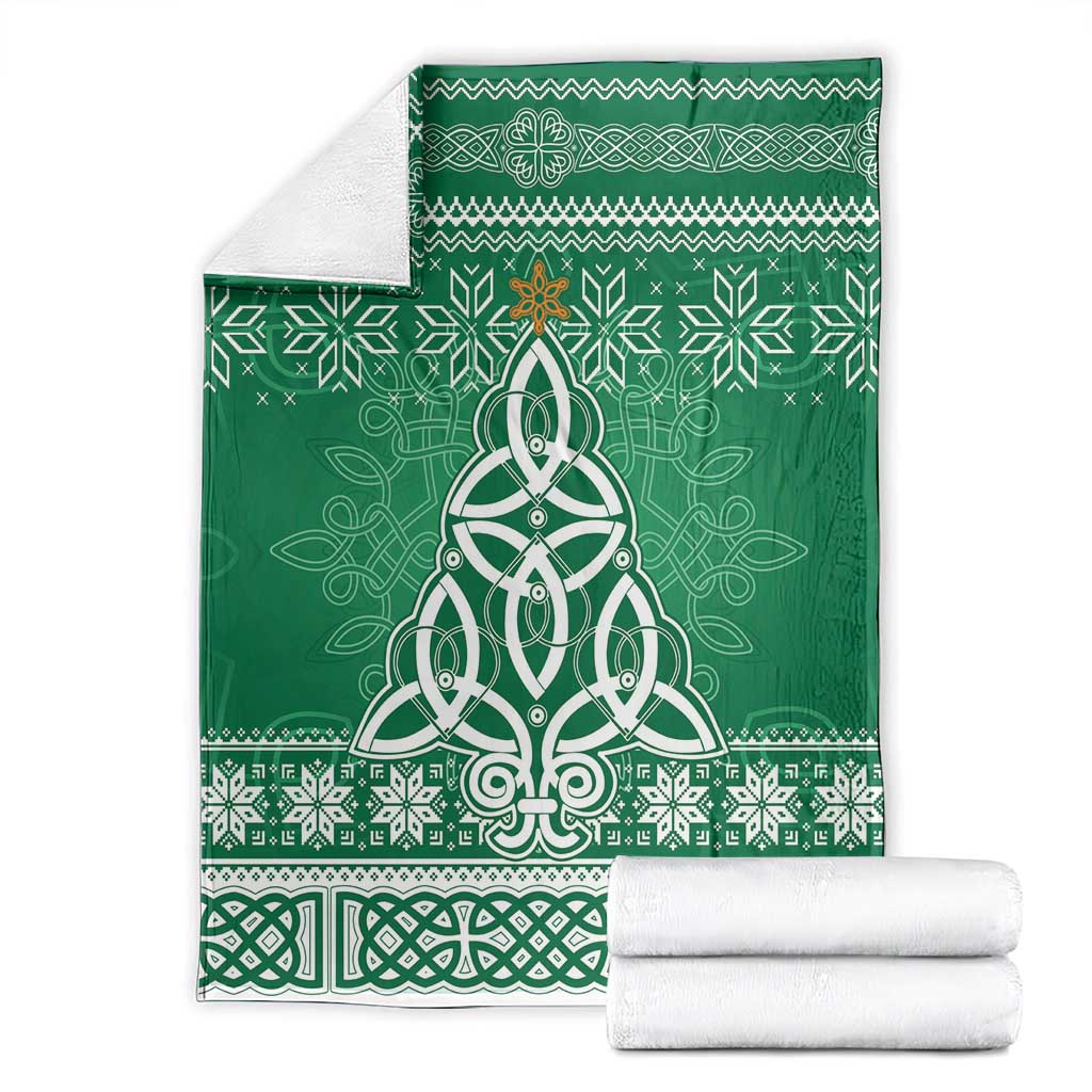 Christmas Ireland Celtic Blanket Special Xmas Tree - Wonder Print Shop