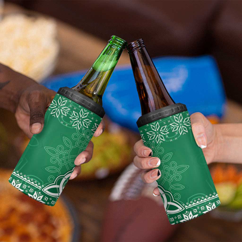 Christmas Ireland Celtic 4 in 1 Can Cooler Tumbler Special Xmas Tree - Wonder Print Shop