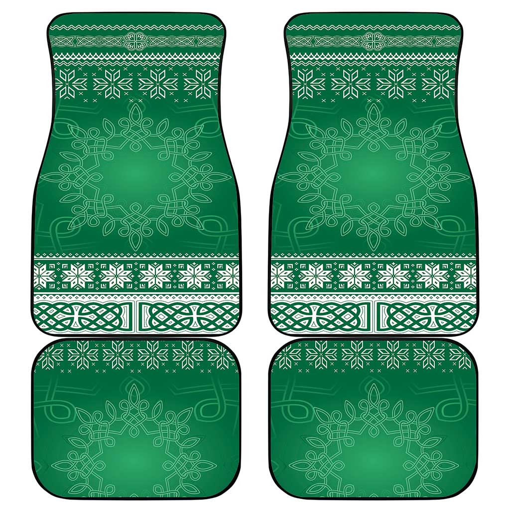 Christmas Ireland Celtic Car Mats Special Xmas Tree - Wonder Print Shop