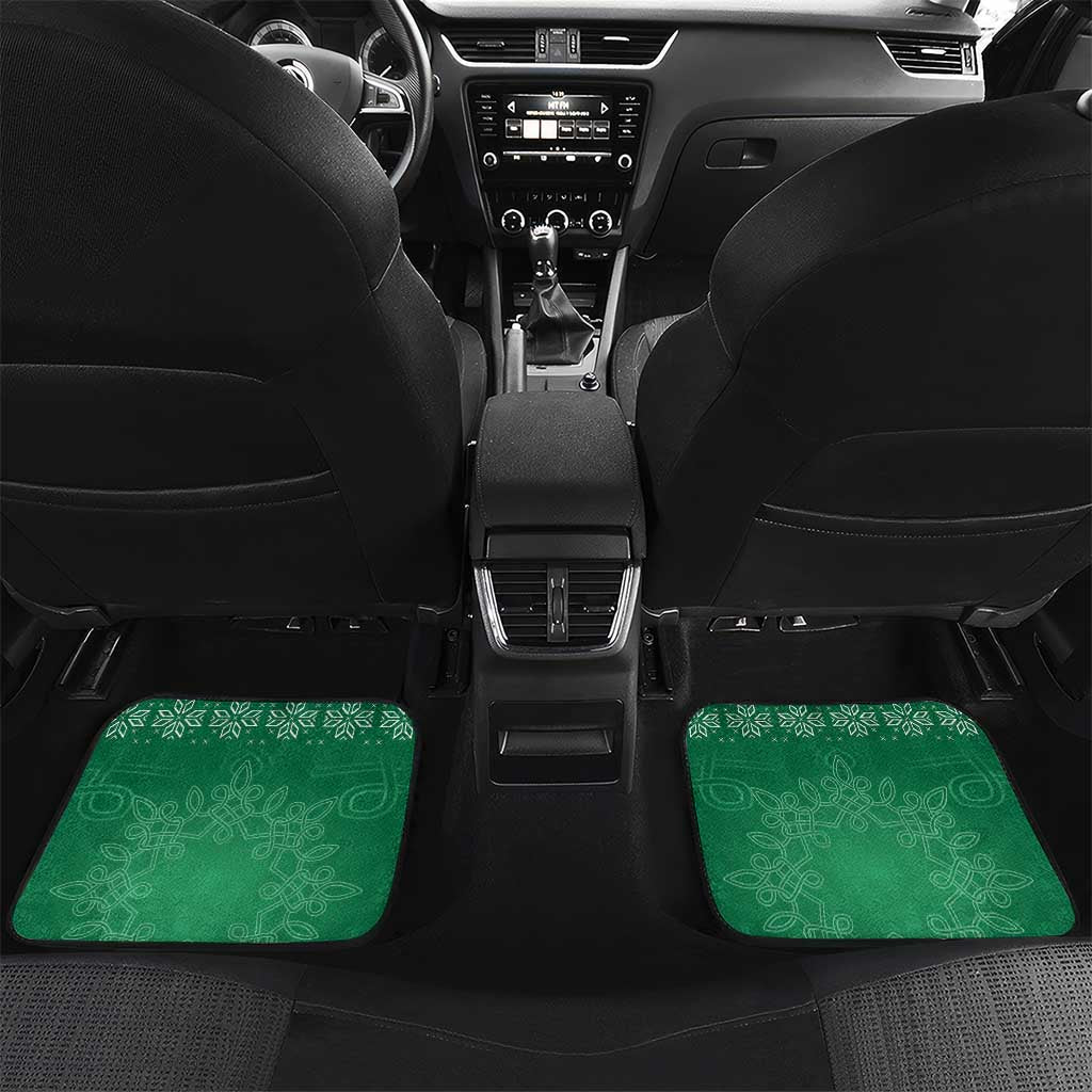 Christmas Ireland Celtic Car Mats Special Xmas Tree - Wonder Print Shop