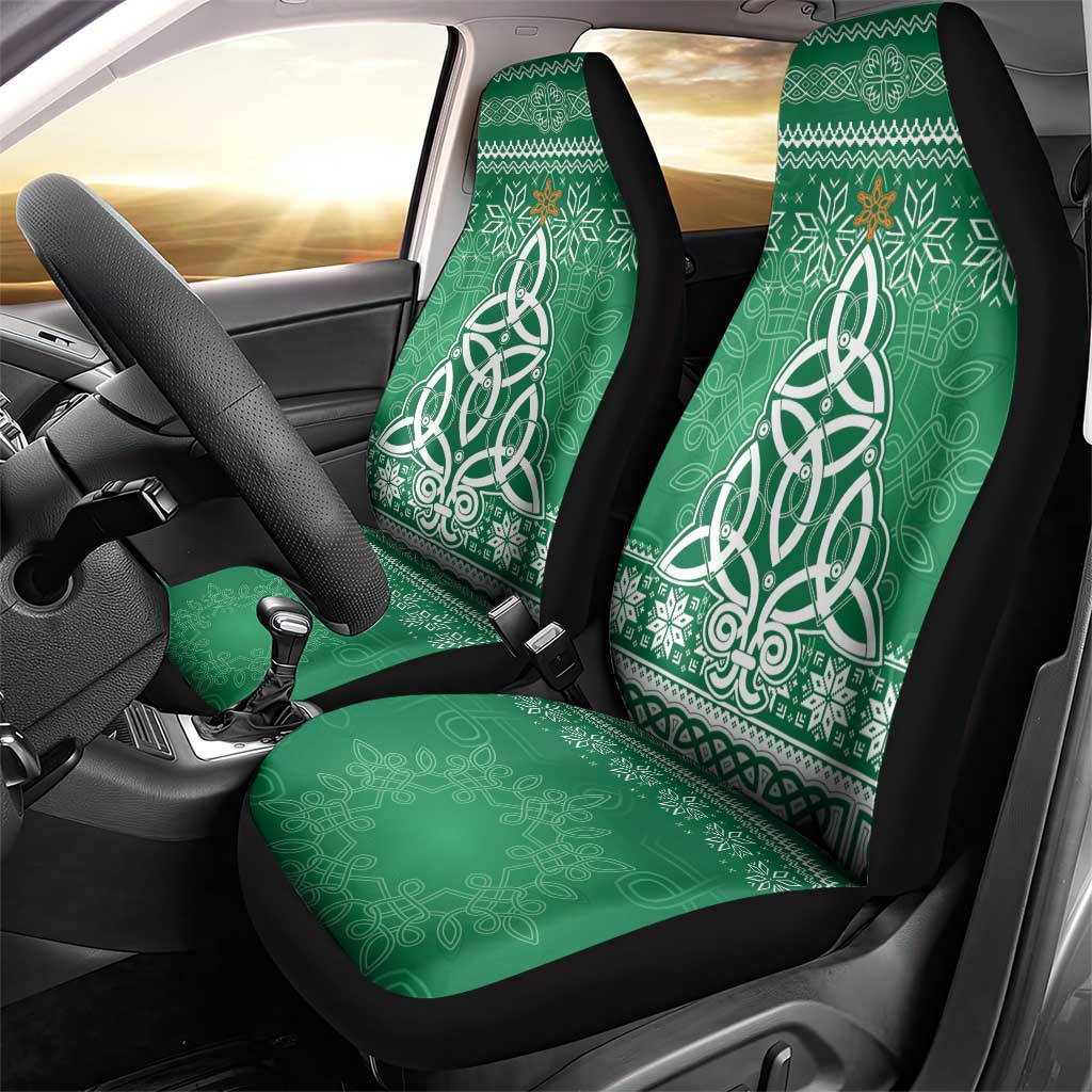 Christmas Ireland Celtic Car Seat Cover Special Xmas Tree - Wonder Print Shop