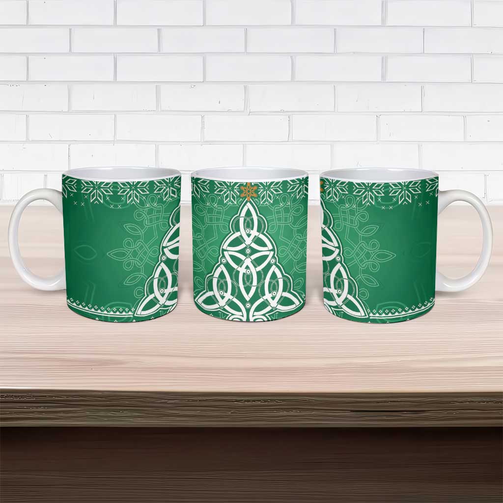 Christmas Ireland Celtic Ceramic Mug Special Xmas Tree - Wonder Print Shop