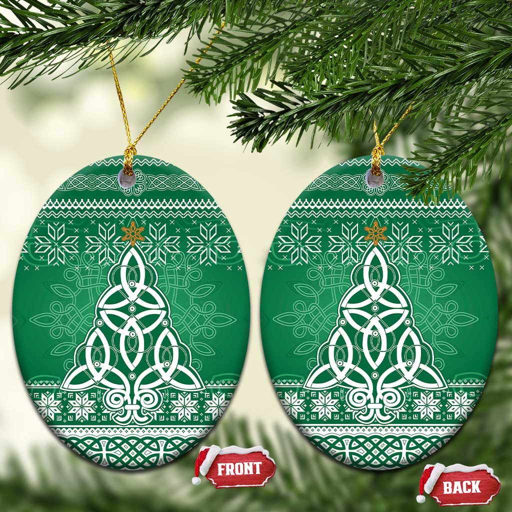 Christmas Ireland Celtic Ceramic Ornament Special Xmas Tree - Wonder Print Shop