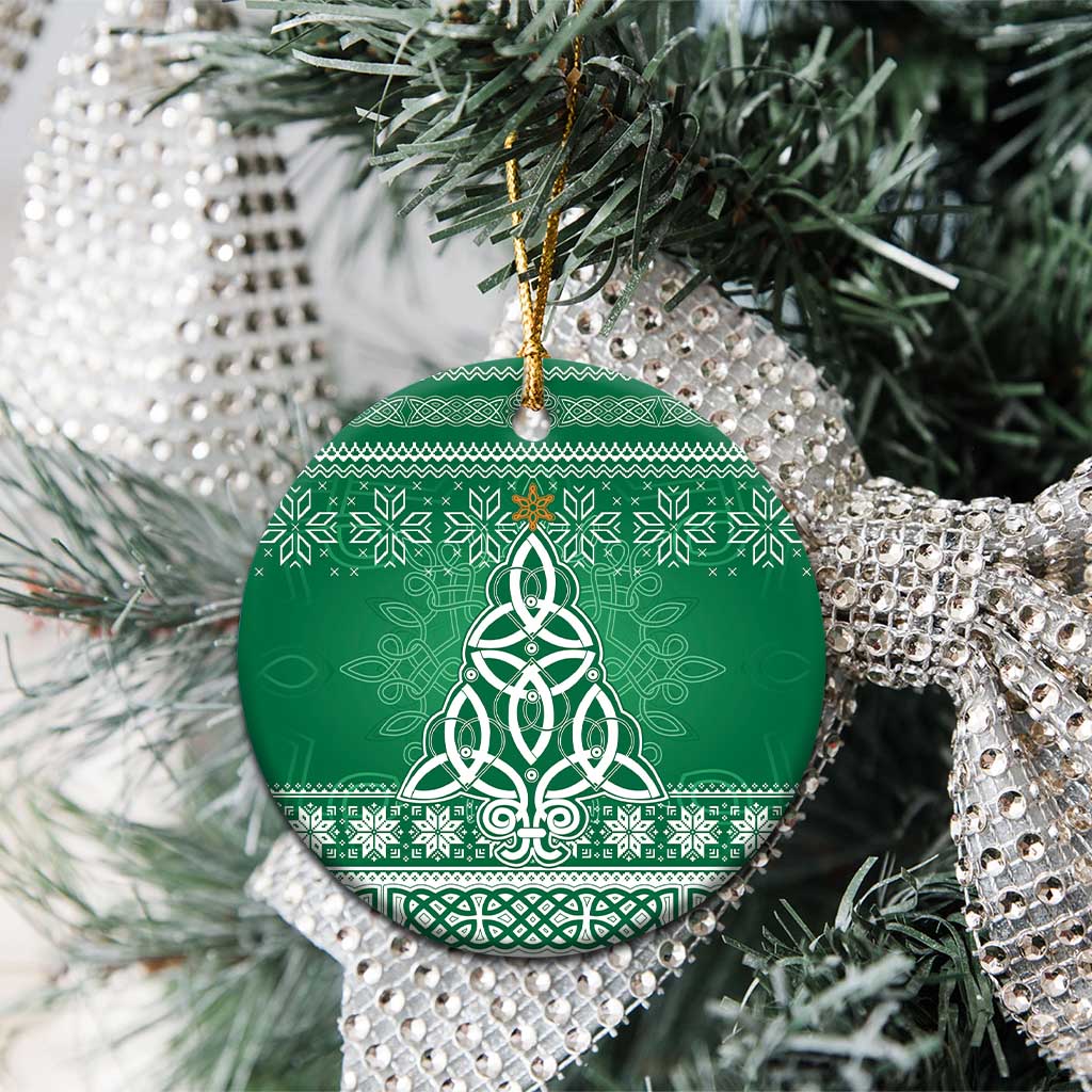 Christmas Ireland Celtic Ceramic Ornament Special Xmas Tree - Wonder Print Shop