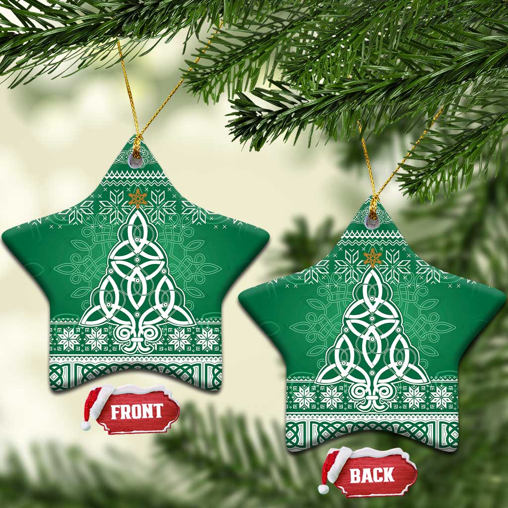 Christmas Ireland Celtic Ceramic Ornament Special Xmas Tree - Wonder Print Shop