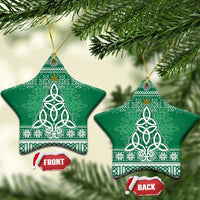 Christmas Ireland Celtic Ceramic Ornament Special Xmas Tree - Wonder Print Shop