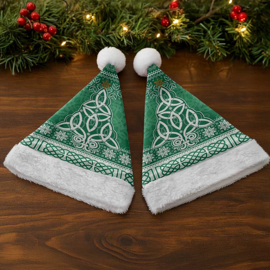 Christmas Ireland Celtic Christmas Santa Hat Special Xmas Tree - Wonder Print Shop