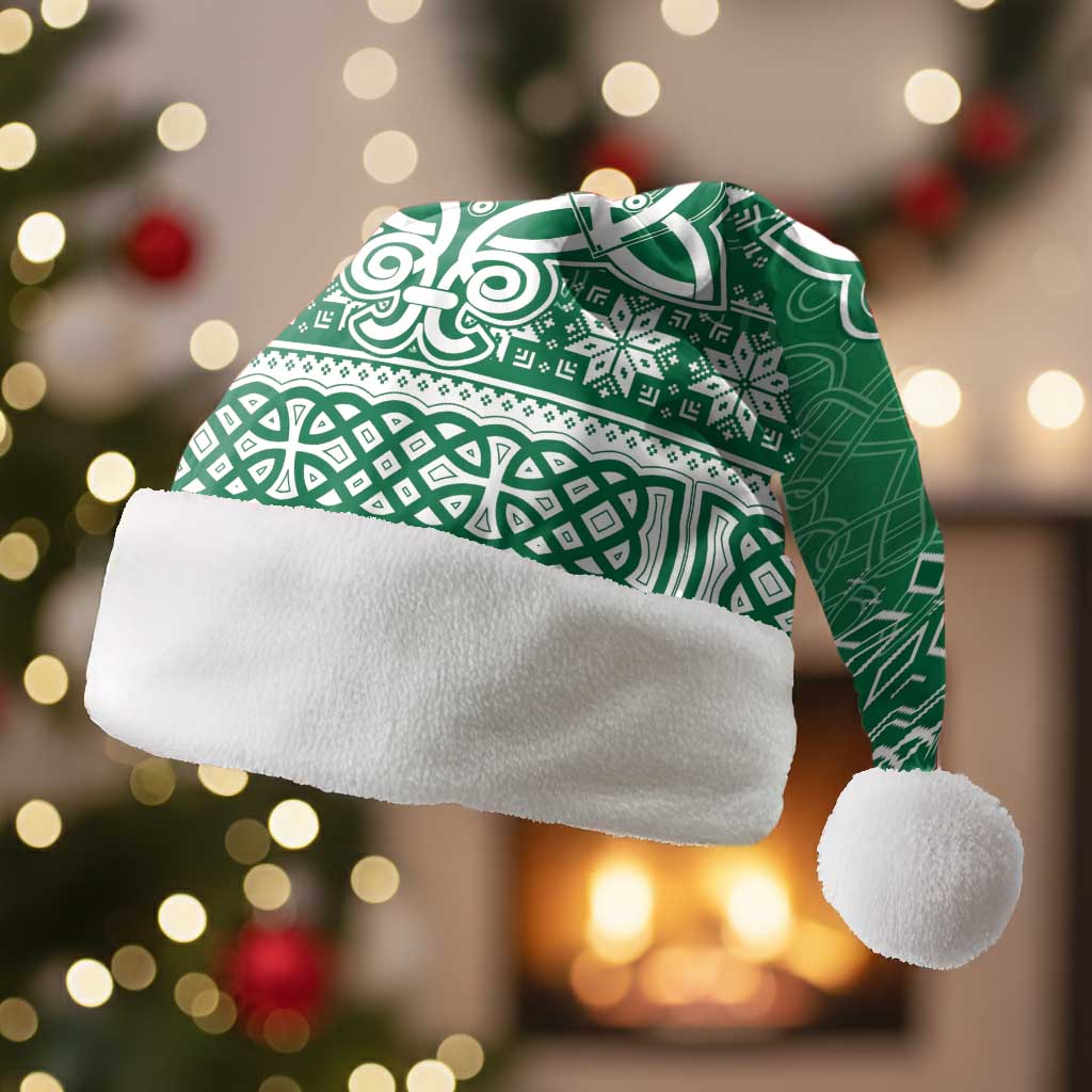 Christmas Ireland Celtic Christmas Santa Hat Special Xmas Tree - Wonder Print Shop