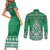 Christmas Ireland Celtic Couples Matching Short Sleeve Bodycon Dress and Long Sleeve Button Shirt Special Xmas Tree - Wonder Print Shop