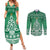 Christmas Ireland Celtic Couples Matching Summer Maxi Dress and Long Sleeve Button Shirt Special Xmas Tree - Wonder Print Shop