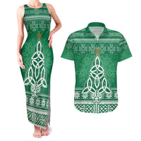 Christmas Ireland Celtic Couples Matching Tank Maxi Dress and Hawaiian Shirt Special Xmas Tree - Wonder Print Shop