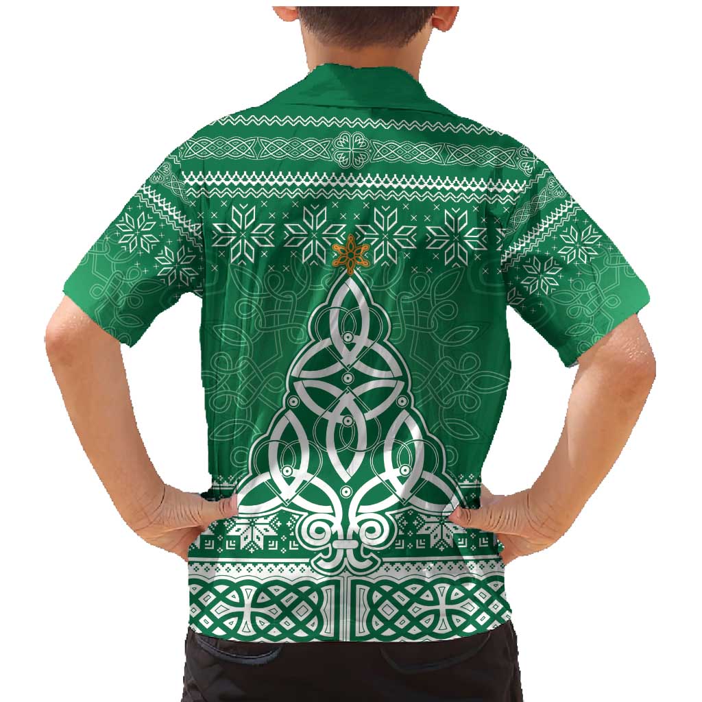 Christmas Ireland Celtic Family Matching Mermaid Dress and Hawaiian Shirt Special Xmas Tree - Wonder Print Shop