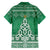 Christmas Ireland Celtic Family Matching Off The Shoulder Long Sleeve Dress and Hawaiian Shirt Special Xmas Tree - Wonder Print Shop