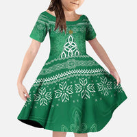 Christmas Ireland Celtic Family Matching Off Shoulder Maxi Dress and Hawaiian Shirt Special Xmas Tree - Wonder Print Shop