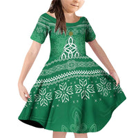 Christmas Ireland Celtic Family Matching Off Shoulder Short Dress and Hawaiian Shirt Special Xmas Tree - Wonder Print Shop