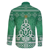 Christmas Ireland Celtic Family Matching Off Shoulder Short Dress and Hawaiian Shirt Special Xmas Tree - Wonder Print Shop