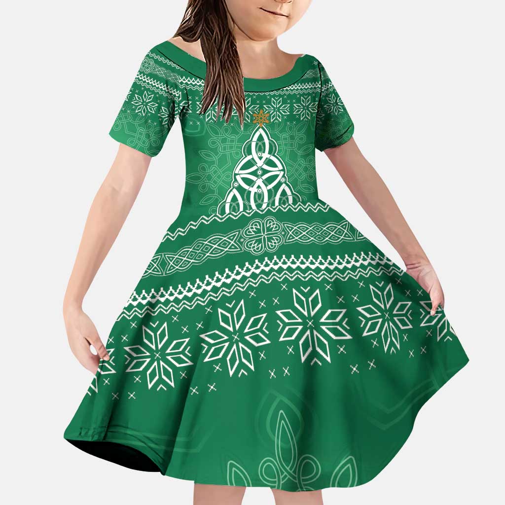 Christmas Ireland Celtic Family Matching Puletasi and Hawaiian Shirt Special Xmas Tree - Wonder Print Shop