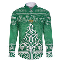 Christmas Ireland Celtic Family Matching Puletasi and Hawaiian Shirt Special Xmas Tree - Wonder Print Shop