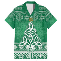 Christmas Ireland Celtic Family Matching Short Sleeve Bodycon Dress and Hawaiian Shirt Special Xmas Tree - Wonder Print Shop