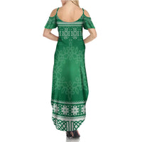Christmas Ireland Celtic Family Matching Summer Maxi Dress and Hawaiian Shirt Special Xmas Tree - Wonder Print Shop