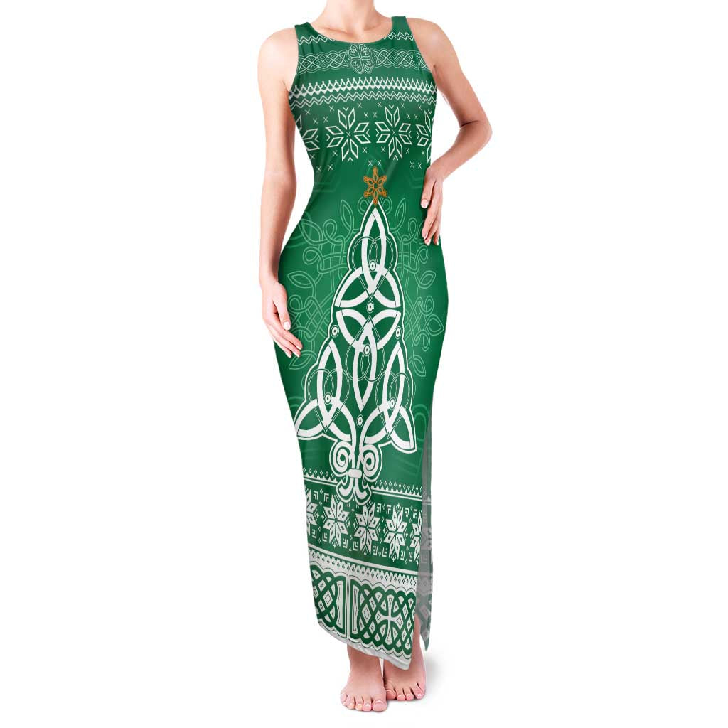 Christmas Ireland Celtic Family Matching Tank Maxi Dress and Hawaiian Shirt Special Xmas Tree - Wonder Print Shop