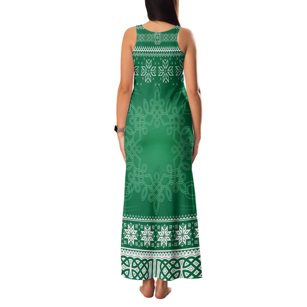 Christmas Ireland Celtic Family Matching Tank Maxi Dress and Hawaiian Shirt Special Xmas Tree - Wonder Print Shop